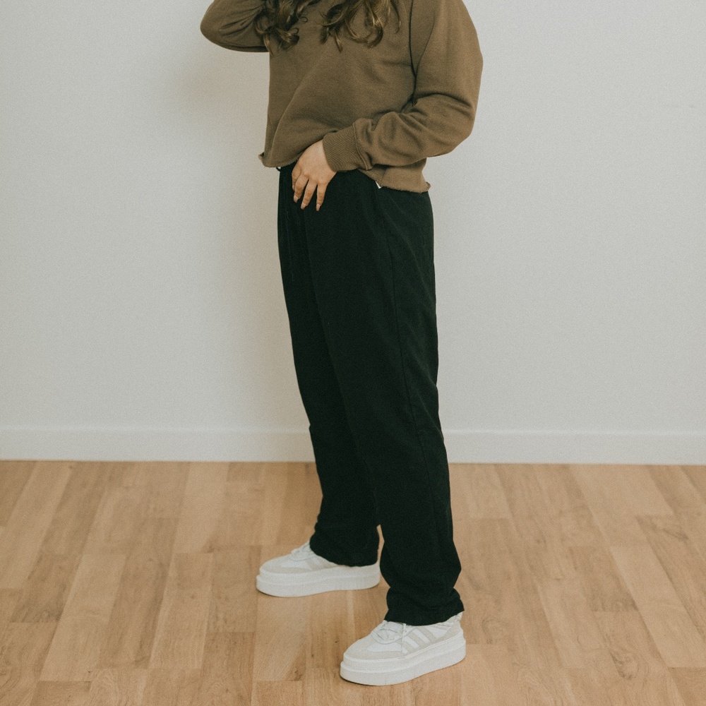 Black vintage 90's activewear pants